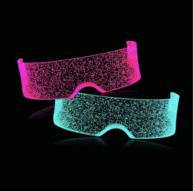 LED Party Glasses – 6 Styles | Rechargeable Nightclub Light-Up Glasses