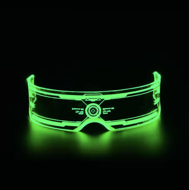 LED Party Glasses – 6 Styles | Rechargeable Nightclub Light-Up Glasses