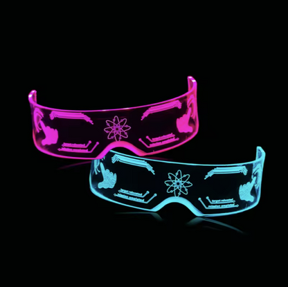 LED Party Glasses – 6 Styles | Rechargeable Nightclub Light-Up Glasses