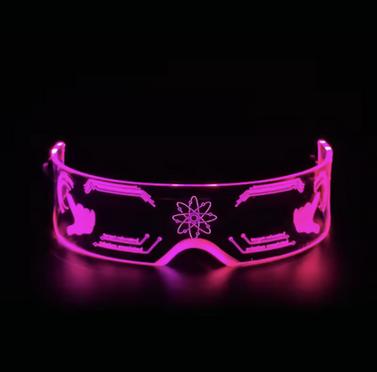 LED Party Glasses – 6 Styles | Rechargeable Nightclub Light-Up Glasses