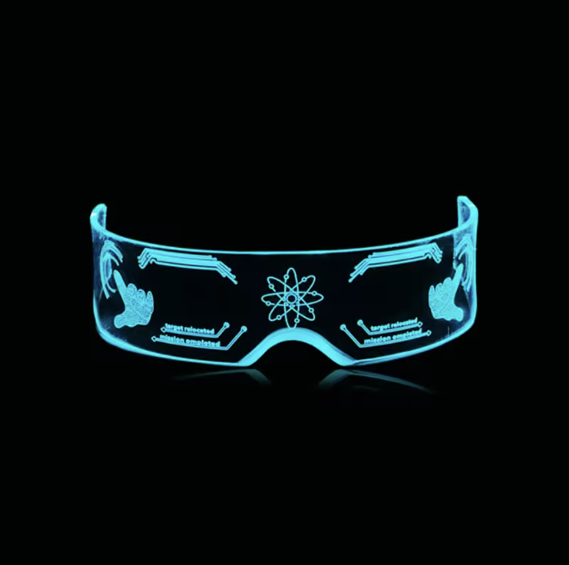 LED Party Glasses – 6 Styles | Rechargeable Nightclub Light-Up Glasses