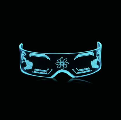 LED Party Glasses – 6 Styles | Rechargeable Nightclub Light-Up Glasses