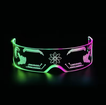 LED Party Glasses – 6 Styles | Rechargeable Nightclub Light-Up Glasses