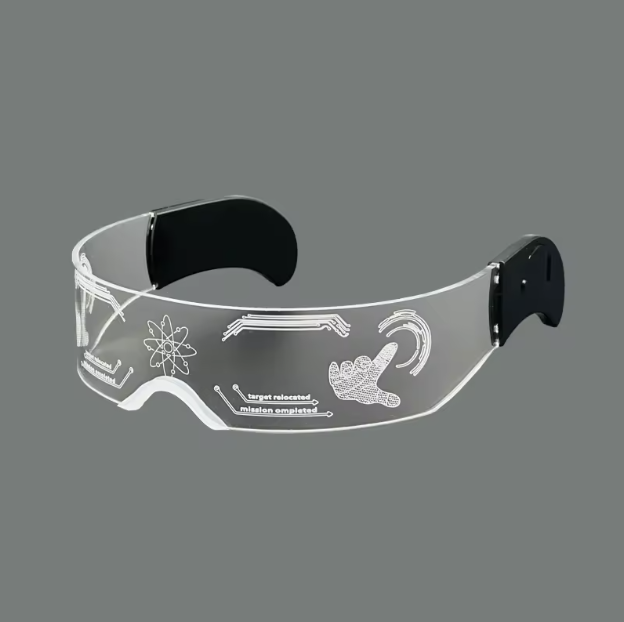 LED Party Glasses – 6 Styles | Rechargeable Nightclub Light-Up Glasses