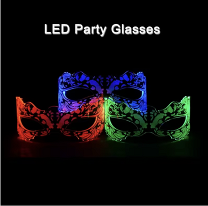 LED Party Glasses – 6 Styles | Rechargeable Nightclub Light-Up Glasses