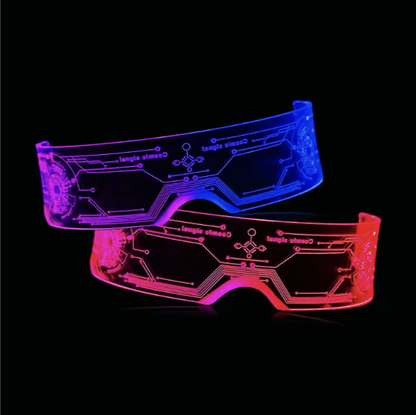 LED Party Glasses – 6 Styles | Rechargeable Nightclub Light-Up Glasses