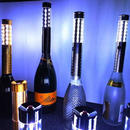 VIP champagne bottle service light with LED strobe effect