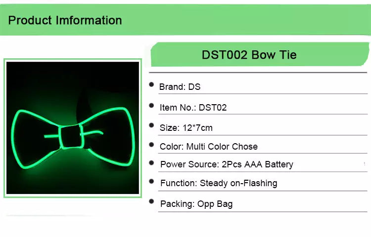 LED Bow Tie